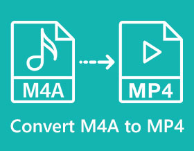 Convert M4A to MP4
