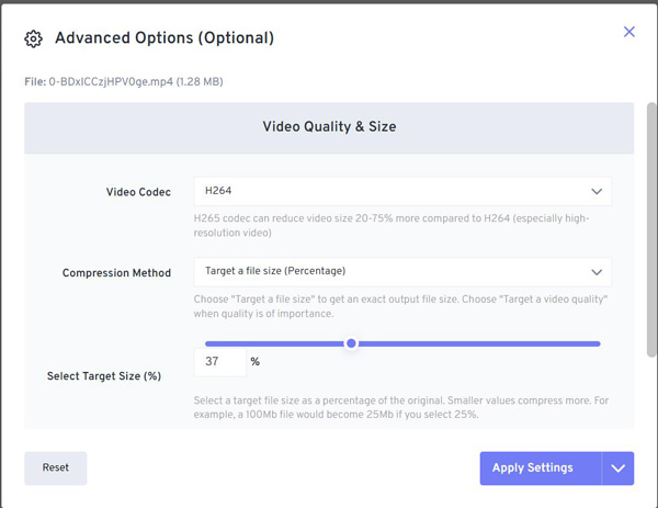 FreeConvert MB to KB Drag Slider