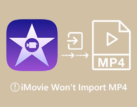 iMovie neimportuje MP4