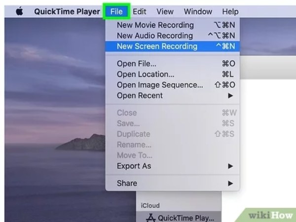 New Screen Recording Quicktime