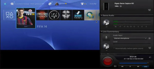 Запись PS4 с помощью карты захвата