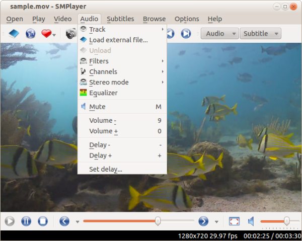 SMPlayer เครื่องเล่น VOB