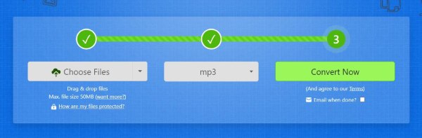 ZamZar Convert MP4 to MP3
