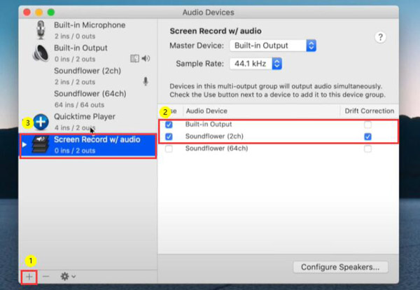 ตั้งค่า Sounflower สำหรับ Quicktime