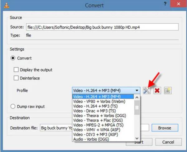 VLC Quicktime Video Converter