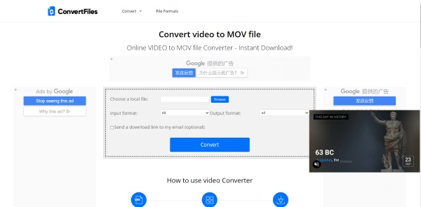 Interfaccia Convertfiles
