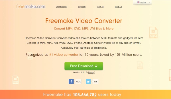 Freemake Video Converter Interface