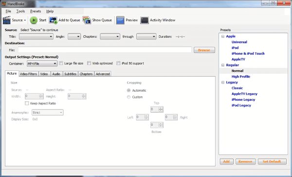 Hand Brake Interface