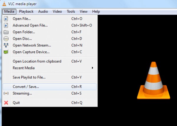 L'interfaccia del lettore multimediale VLC