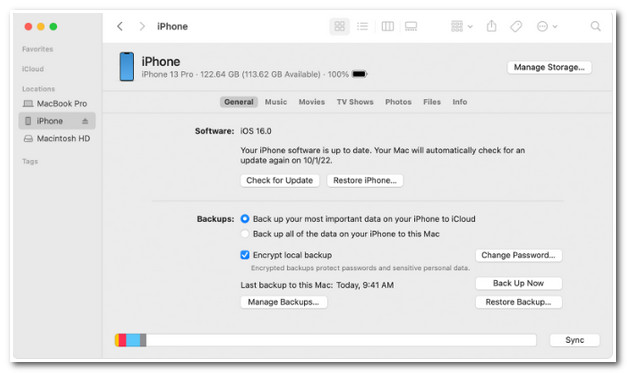 Apps and Data Screen Restore iTunes