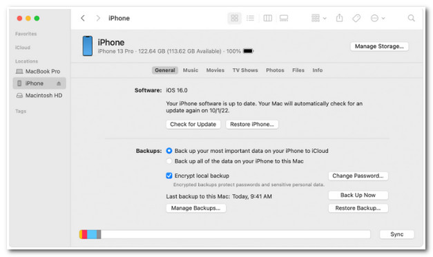 Εφαρμογές και επαναφορά οθόνης δεδομένων iTunes