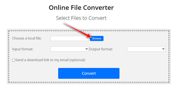 ConvertFiles Tuo tiedosto
