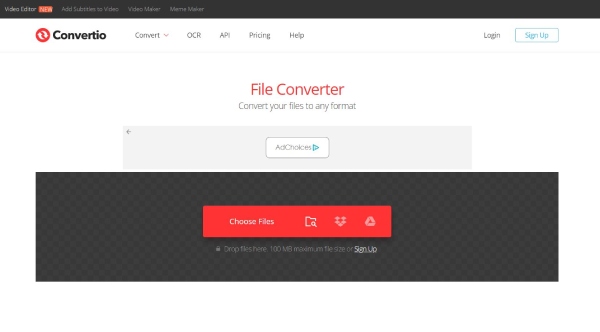 Convertio Interface
