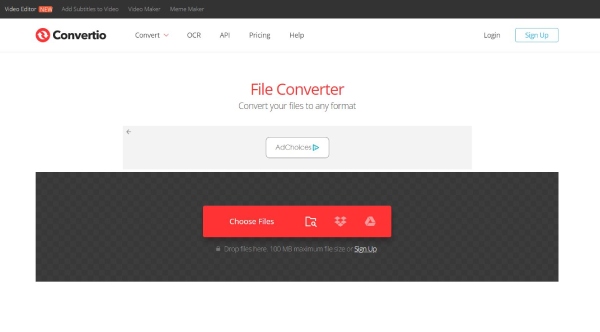 Convertio Interface