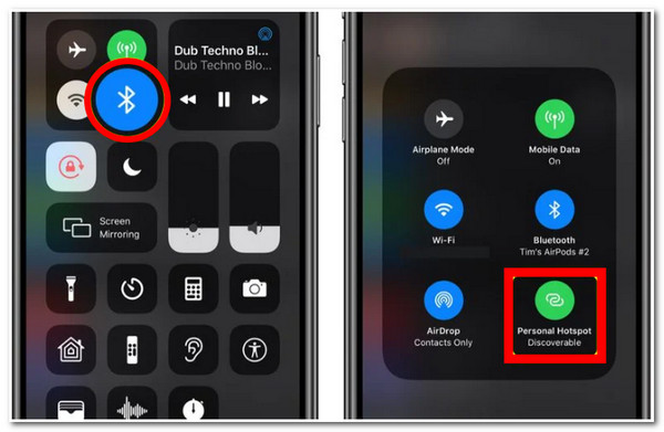 iPhone Poista Hotspot käytöstä