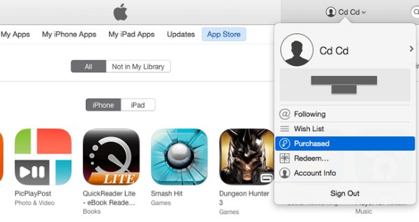 iTunes Delete Apple Purchase History