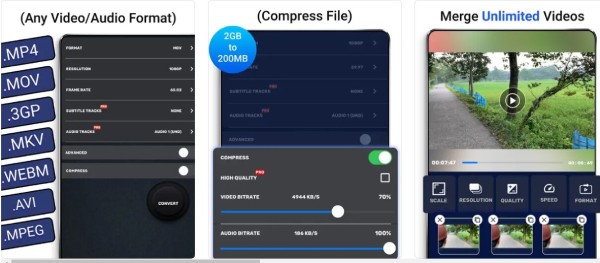 Video Converter and Compressor Interface
