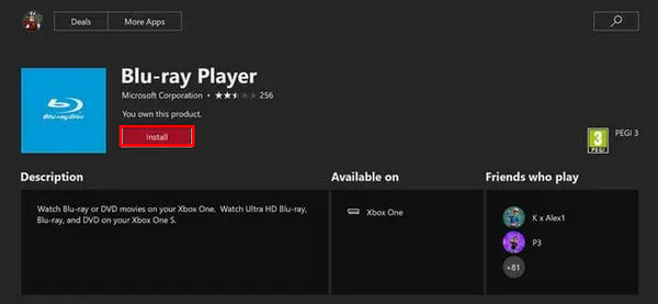 Xbox OnePlay DVDはブルーレイアプリをダウンロードできますか