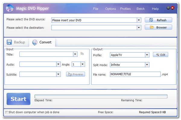 DVD 转 FLV Magic DVD 翻录器