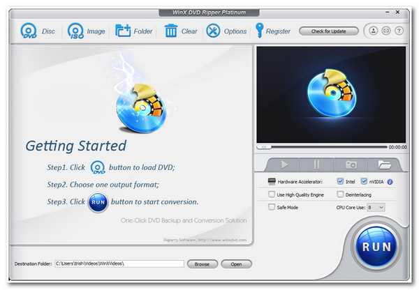 DVD to FLV WinX DVD Ripper Platinum