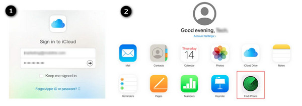 iCloud'a giriş yapın