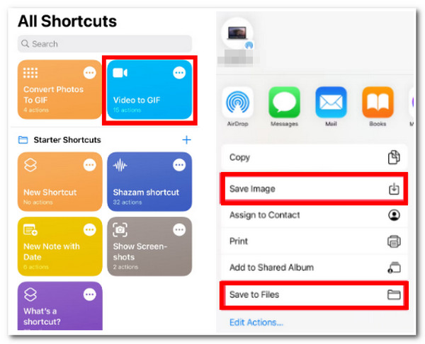 Make GIF on iPhone Built in Shorcuts