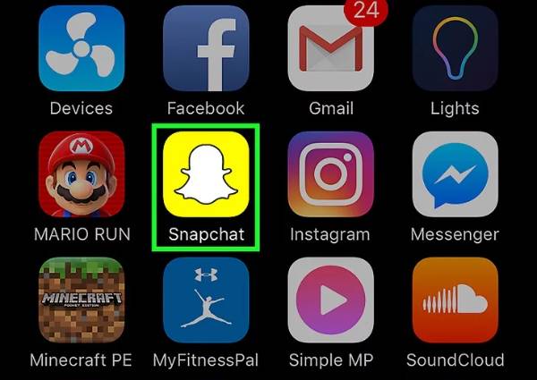 Open Snapchat App