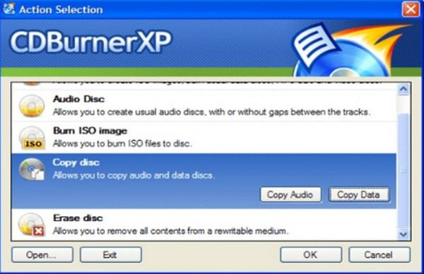 Programma come ImgBurn CDBurnerXP