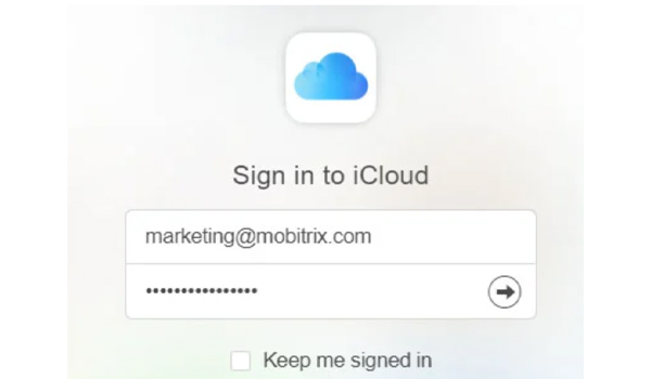 Sign In to iCloud