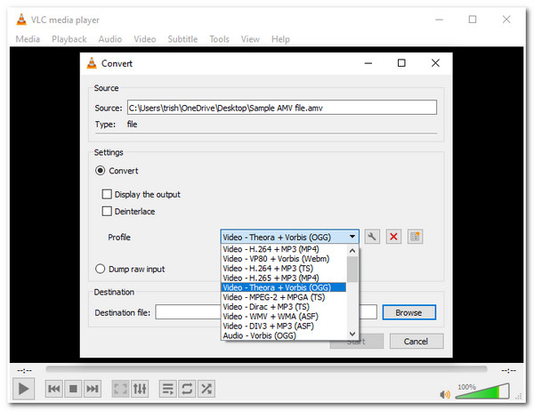 AMV Video Converter VLC