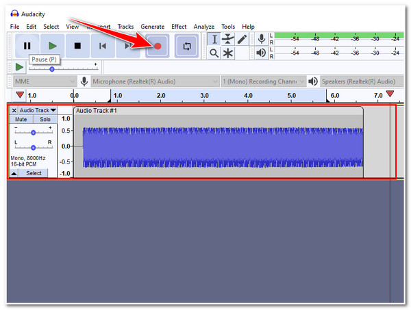 Audacity Начать запись звука с компьютера