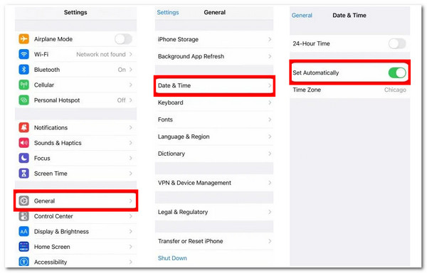 Feil ved tilkobling til Apple ID-server satt automatisk