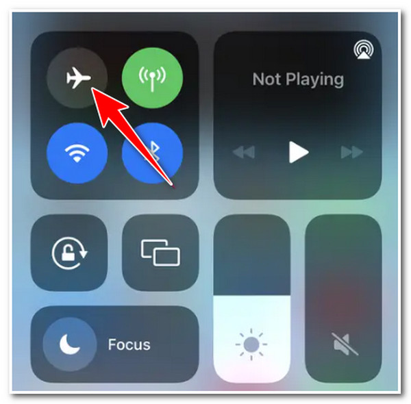 Error Connecting to Apple ID Server Switch Airplane Mode