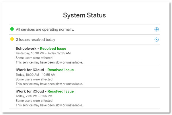 Error Connecting to Apple ID Server System Status Resolved