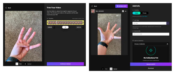 Giphy Tilpas video