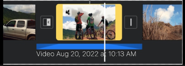 Muziek herhalen iMovie iPhone
