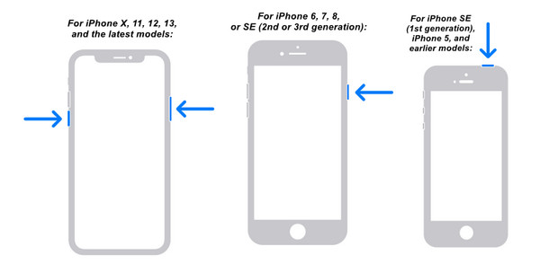 Restart iPhone Using Button