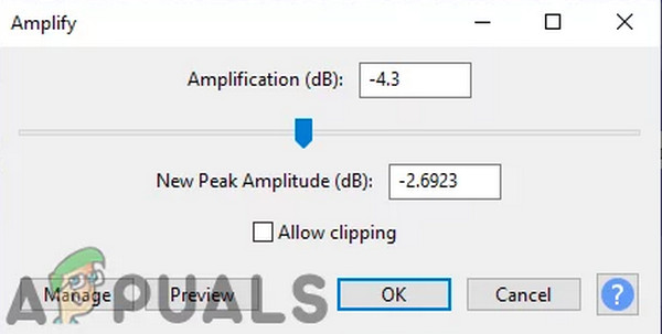 Audacity Adjust Volume With Amplify