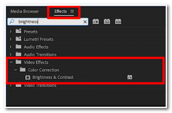 Kirkasta video Adobe Premiere Pro Access Kirkasta kontrastia