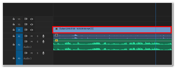 Kirkasta video Adobe Premiere Pro Lisää video aikajanalle