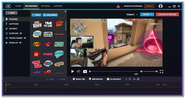 FBX Game Recorder FBX Upravit záznam