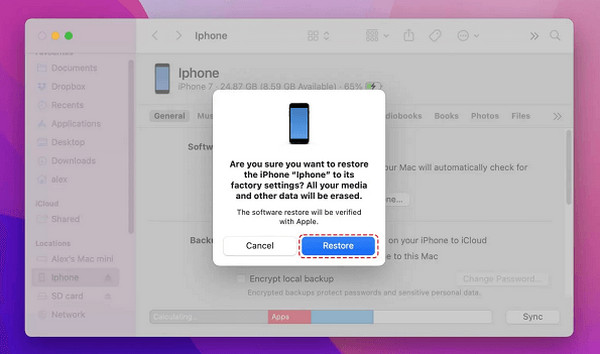 Finder Khôi phục ảnh đã xóa gần đây