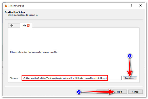 วิธีเพิ่มคำบรรยายลงในวิดีโอ VLC เปลี่ยนชื่อไฟล์ด้วย MP4
