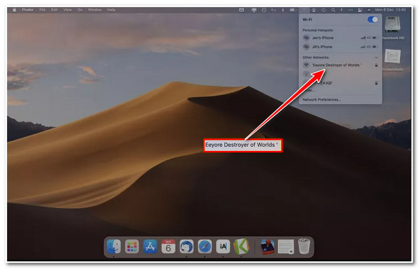 Jak udostępnić hasło WI-FI na iPhonie Mac Połącz się z WI-FI