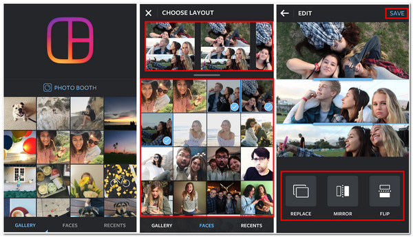 Make a Collage on Instagram Instagram Layout App