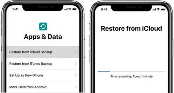 Gjenopprett slettede talepostmeldinger med iCloud Backup
