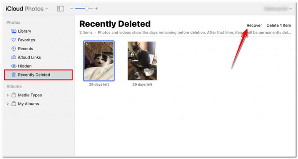 Gjenopprett permanent slettet bilde på iPhone iCloud Recover