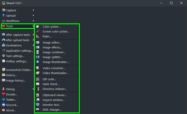 Tools ShareX