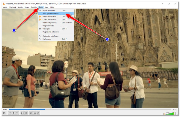 VLC-äänen viive VLC-äänen synkronointityökalut