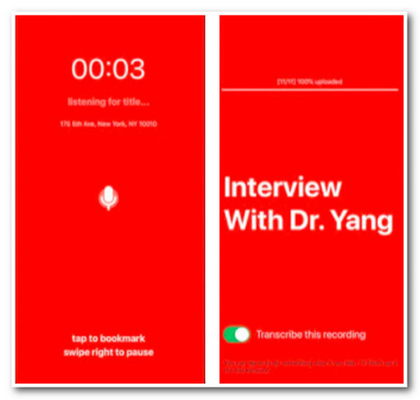 Voicerecorder-app Alice